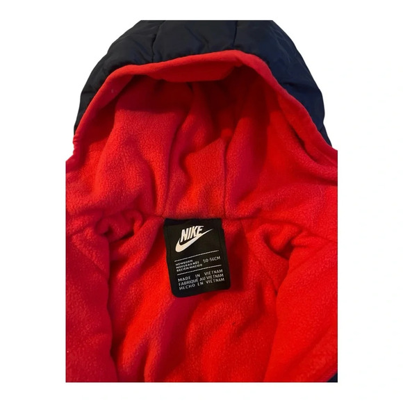 Nike Baby Puffer 1-Piece Snowsuit Newborn- NWT - Picture 4 of 5